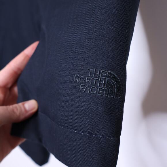 THE NORTH FACE Arctic 2 Down Parka Summit Navy Hooded Zippered Women's M - Picture 11 of 16